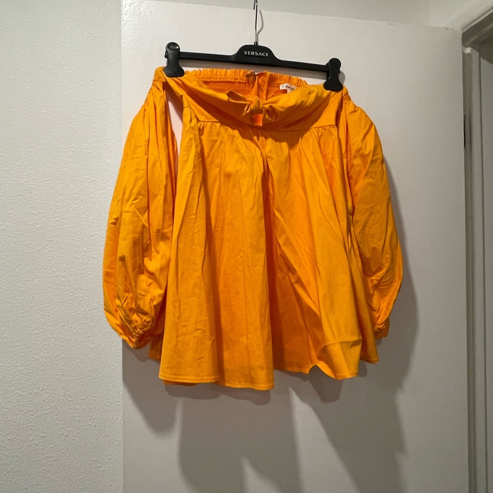For Love And Lemons‎ Vibrant Orange Top
